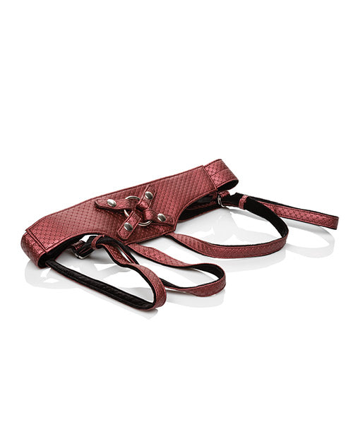Her Royal Harness The Regal Empress Adjustable Harness - Red