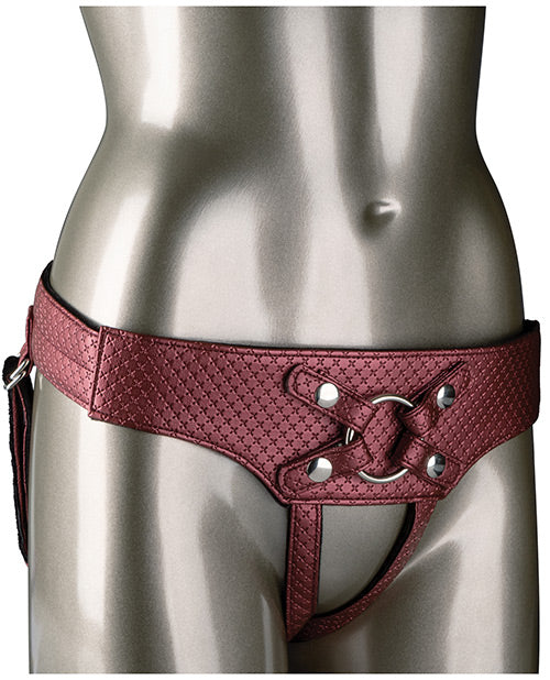 Her Royal Harness The Regal Empress Adjustable Harness - Red