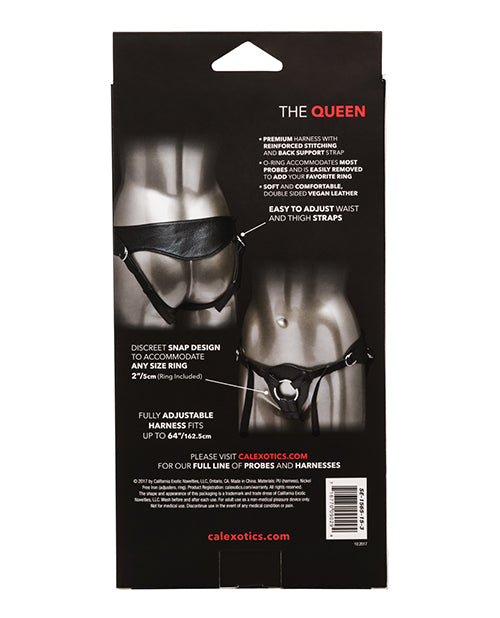 Her Royal Harness The Queen Adjustable Harness - Black