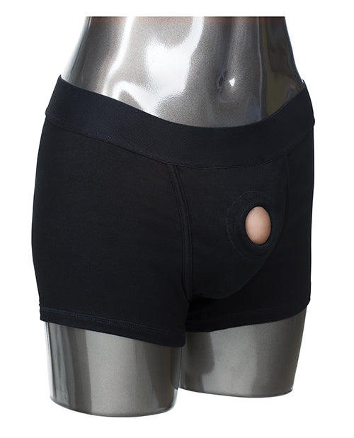 Packer Gear Boxer Brief Harness - XS/S - Black