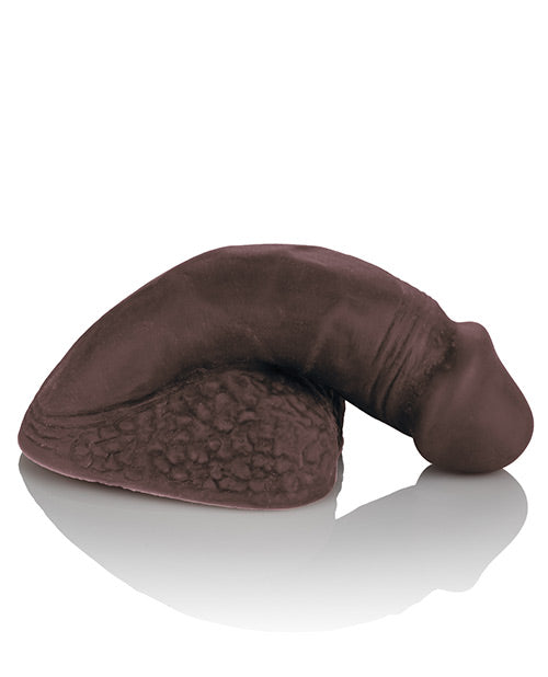 Packer Gear Silicone Packing Penis 5in - Chocolate