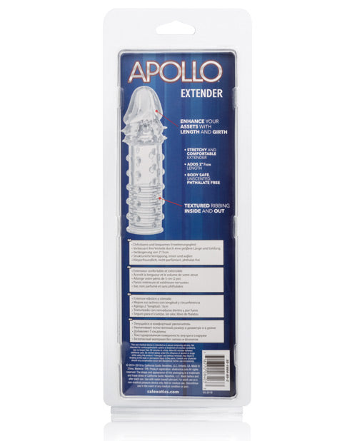 Apollo Extender Textured Sleeve 6.25in - Clear