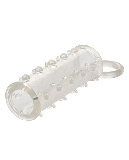 Sensation Enhancer Penis Sleeve with Scrotum Support - Clear