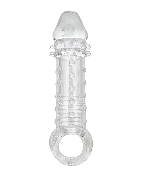 Ultimate Stud Penis Extender with Scrotum Support - Clear