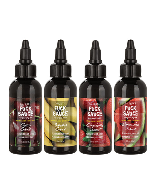 Fuck Sauce Flavored Water Based Personal Lubricant Variety 2oz (4 pack)
