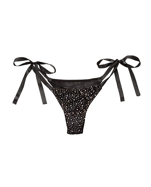 Radiance Side-Tie Panties OS - Black
