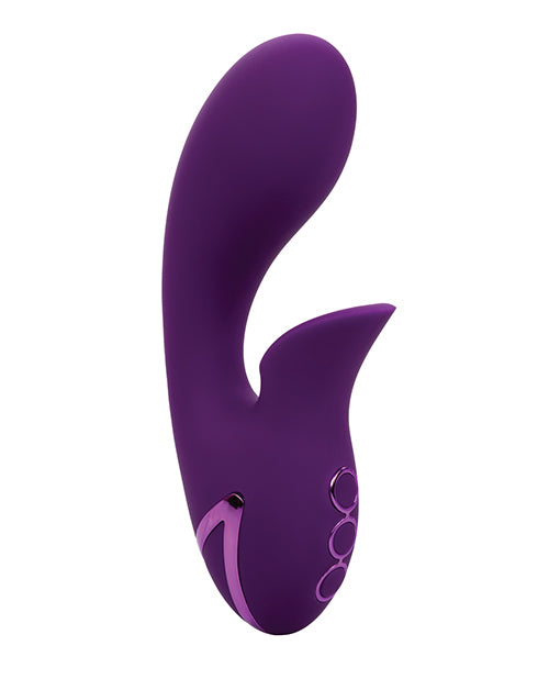 California Dreaming Huntington Beach Heartbreaker Rechargeable Rabbit Vibrator - Purple