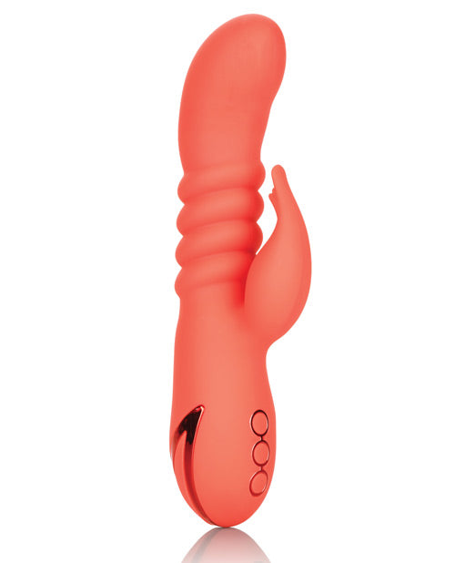 California Dreaming Orange County Cutie Rechargeable Silicone Vibrator - Orange