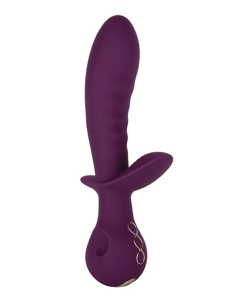 Obsession Lover Rechargeable Silicone Dual Vibrator - Purple