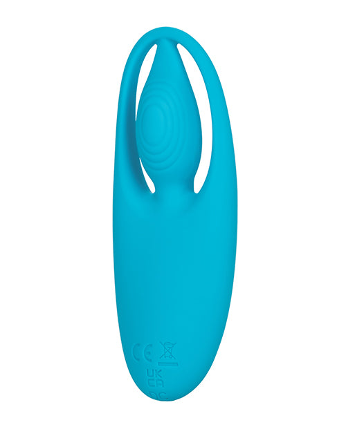 Neon Vibes The Orgasm Vibe Rechargeable Silicone Finger Vibrator - Blue