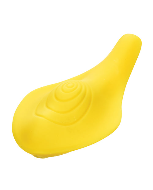 Neon Vibes The Secret Vibe Rechargeable Silicone Vibrator with Remote Control - Yellow