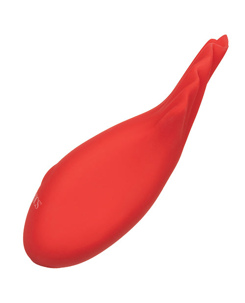Red Hot Fuego Rechargeable Silicone Massager - Red