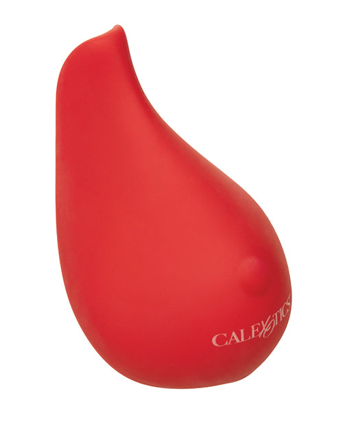 Red Hot Glow Rechargeable Silicone Massager - Red