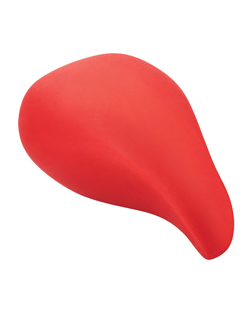 Red Hot Glow Rechargeable Silicone Massager - Red