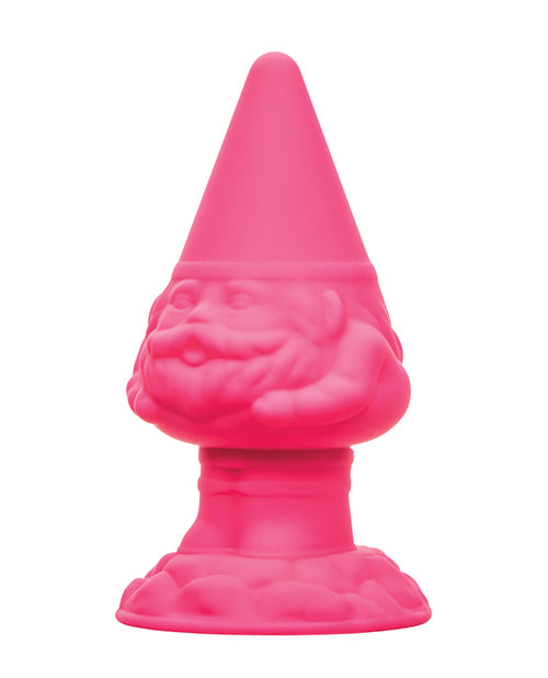 Naughty Bits Anal Gnome Gnome Silicone Butt Plug - Pink