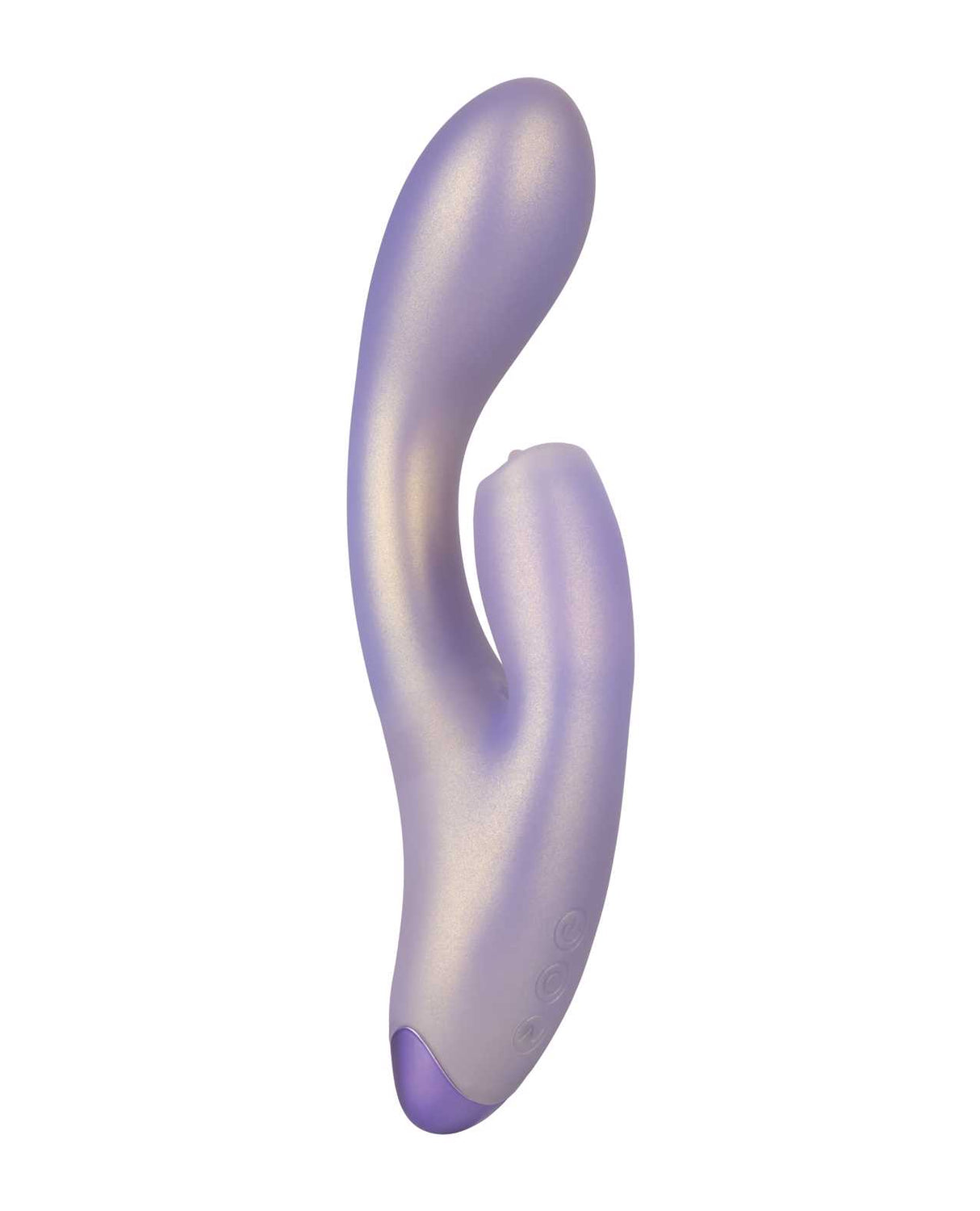 G-Love G-Kiss Silicone Rechargeable Dual Stimulating Massager - Purple