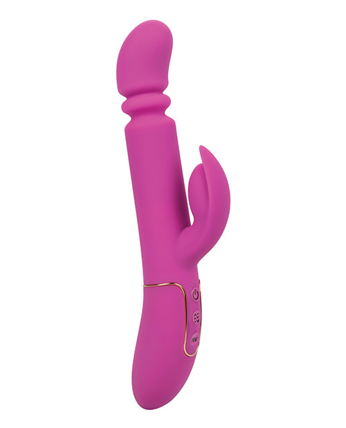 Shameless Slim Player Silicone Rechargeable Rabbit Vibrator - Fuchsia