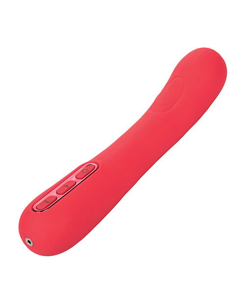 Throb Thumper Rechargeable Silicone Vibrator - Pink