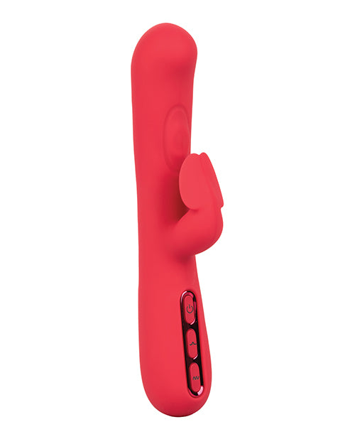 Throb Flutter Silicone Rechargeable Vibrator - Pink