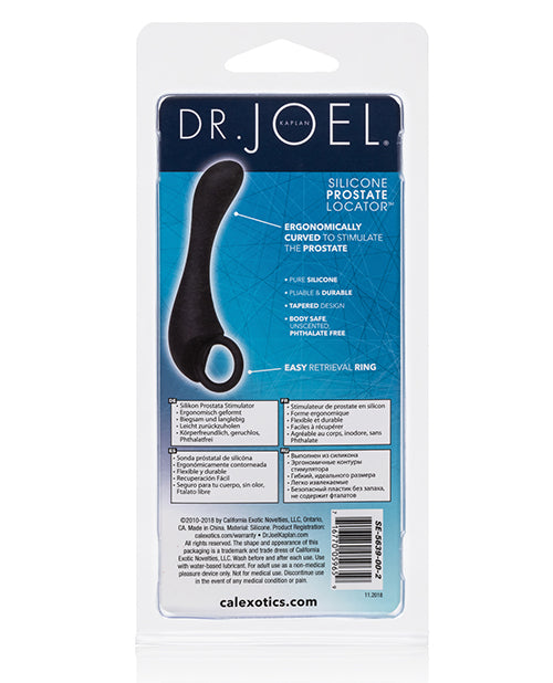 Dr. Joel Kaplan Silicone Prostate Locator Prostate Stimulator - Black