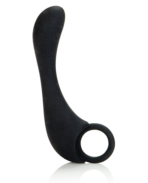 Dr. Joel Kaplan Silicone Prostate Locator Prostate Stimulator - Black