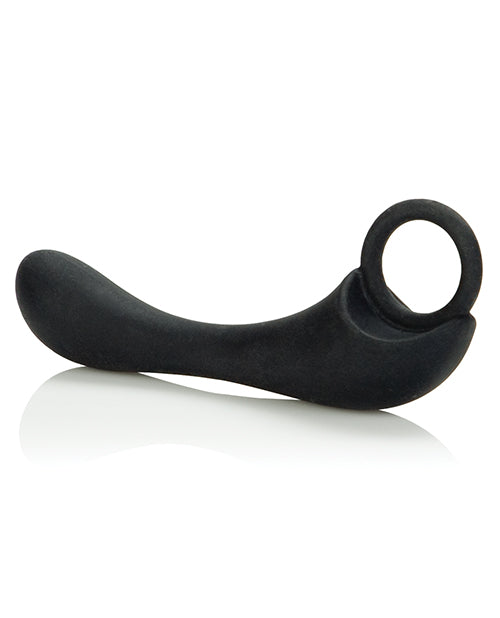 Dr. Joel Kaplan Silicone Prostate Locator Prostate Stimulator - Black