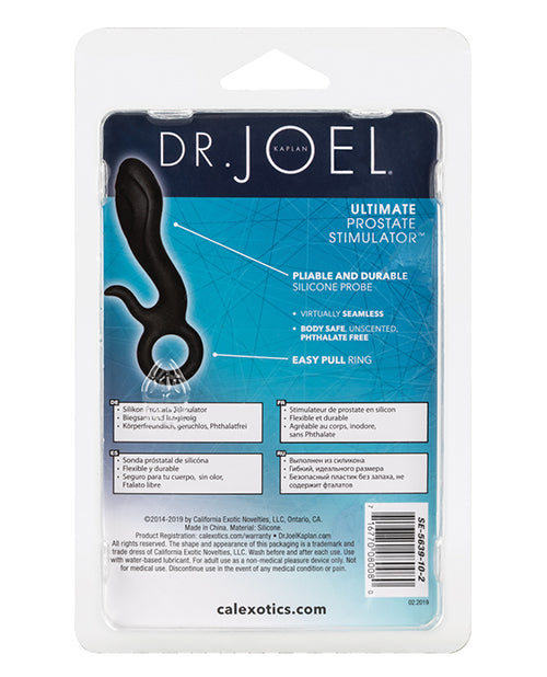 Dr. Joel Kaplan Silicone Ultimate Prostate Stimulator- Black