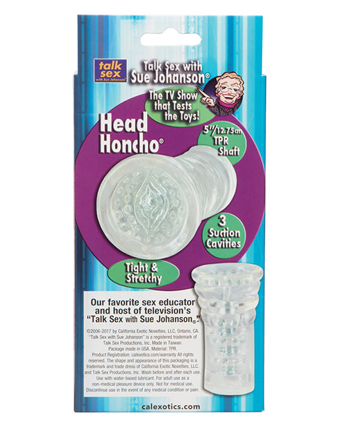 Sue Johanson Head Honcho Stroker - Clear