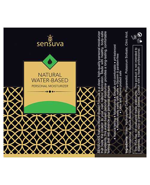 Sensuva Natural Water Based Apple Candy Flavored Lubricant 4.23oz
