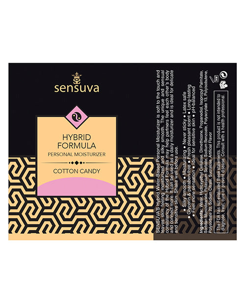 Sensuva Hybrid Cotton Candy Flavored Lubricant 4.23oz