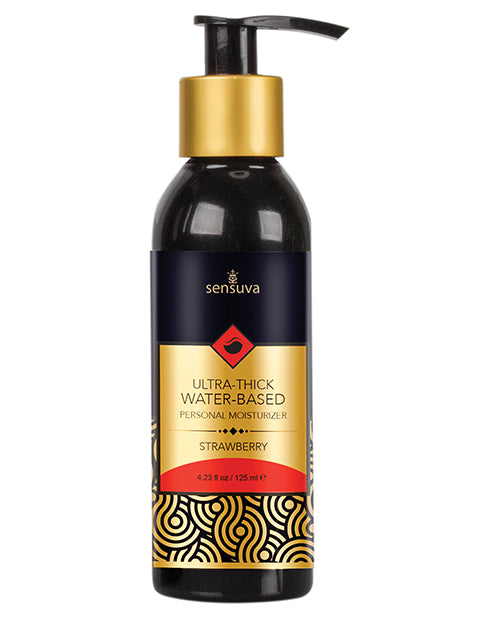 Sensuva Ultra Thick Water Based Personal Moisturizer - 4.23 oz Strawberry
