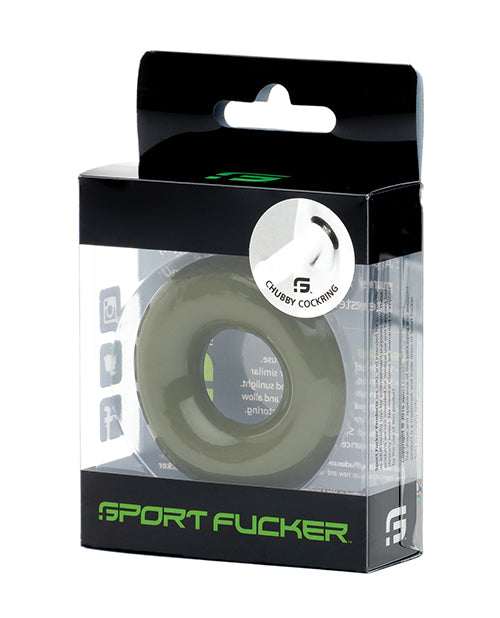 NO ETA =Sport Fucker Chubby Cockring - Army Green