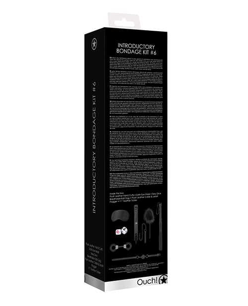 Ouch! Kits Introductory Bondage Kit #6 (6 piece kit) - Black