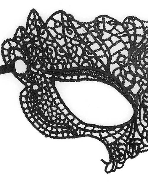 Ouch! Lace Eye-Mask Princess - Black