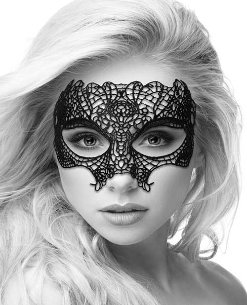 Ouch! Lace Eye-Mask Princess - Black