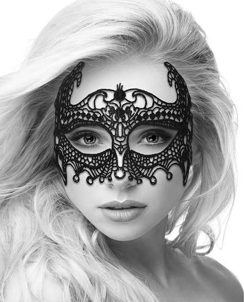 Ouch! Lace Eye-Mask Empress - Black