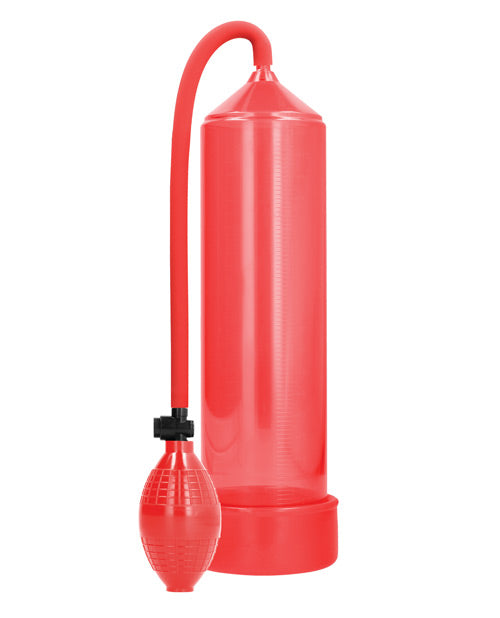 Pumped By Shots Classic Penis Pump - Red