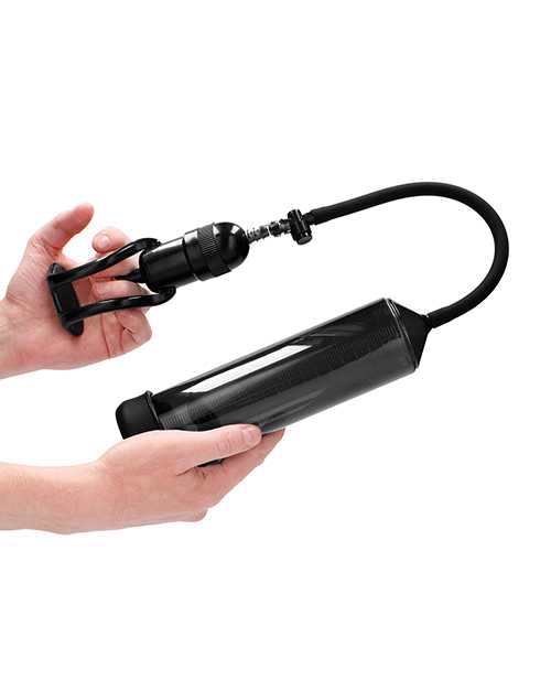 Pumped By Shots Deluxe Beginner Penis Pump - Black