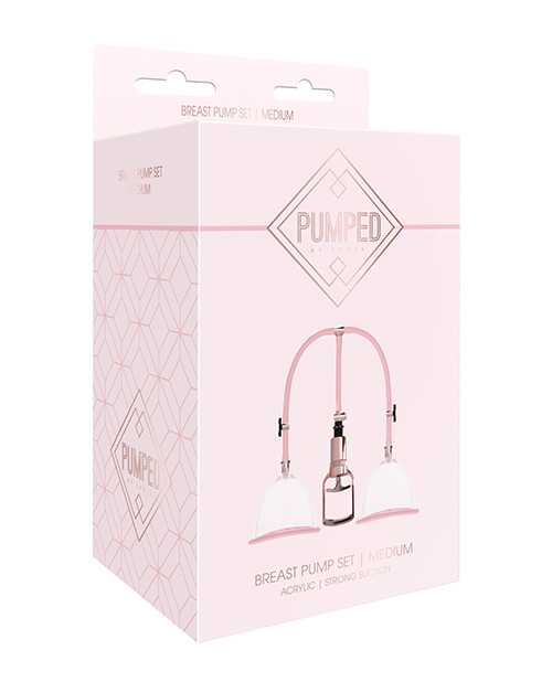 Shots Pumped Breast Pump Set - Medium Rose Gold