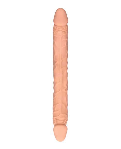 RealRock Skin Realistic Double Dildo 18in - Vanilla