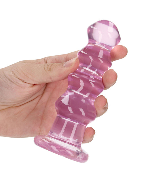 RealRock Curvy Dildo or Butt Plug 5.5in - Pink