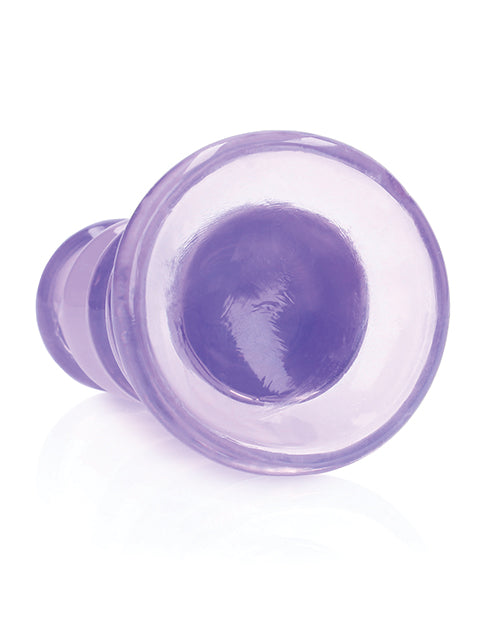 RealRock Curvy Dildo or Butt Plug 5.5in - Purple