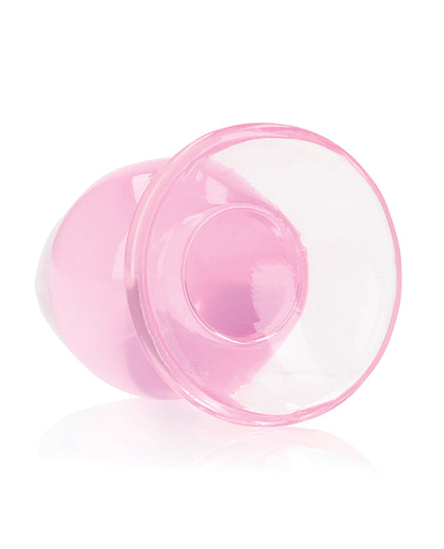 RealRock Crystal Clear Anal Plus 3.5in - Pink