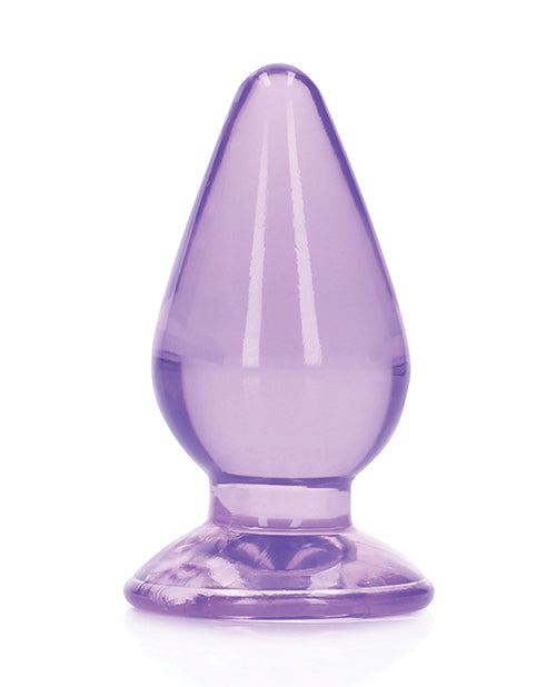 RealRock Crystal Clear Anal Plus 4.5in - Purple