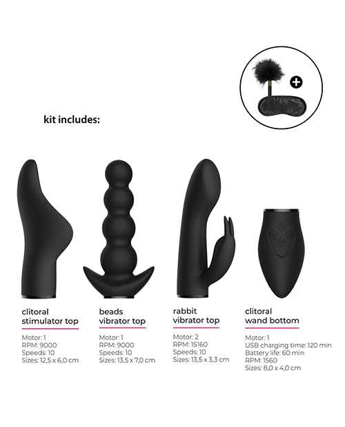 Shots Switch Pleasure Kit #6 - Black