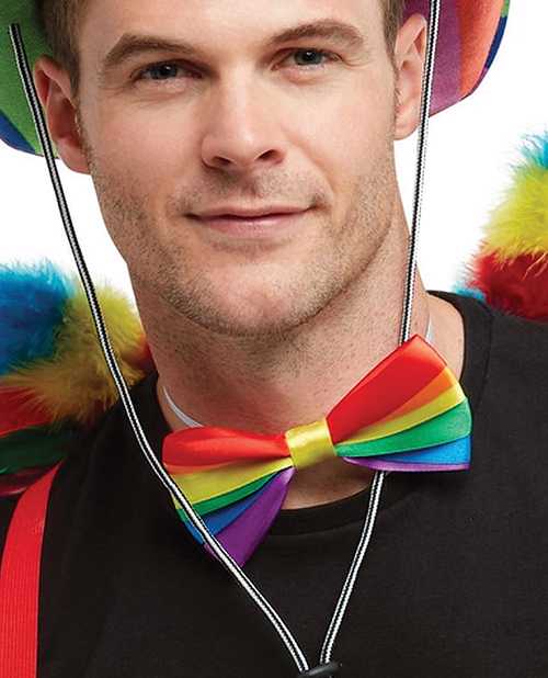 Rainbow Bow Tie