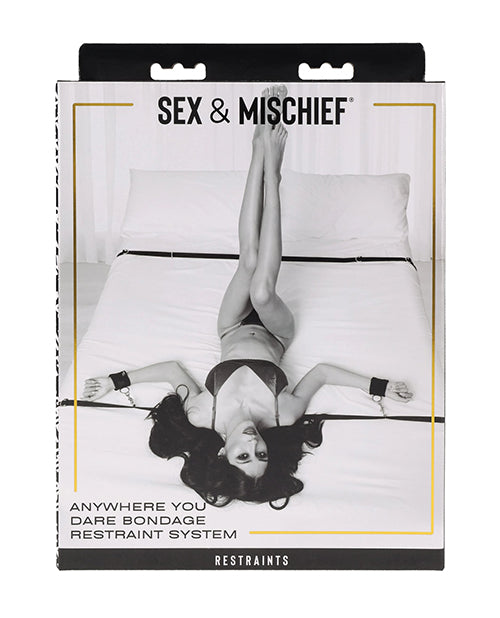 Sex & Mischief Anywhere You Dare Bondage Restraint System