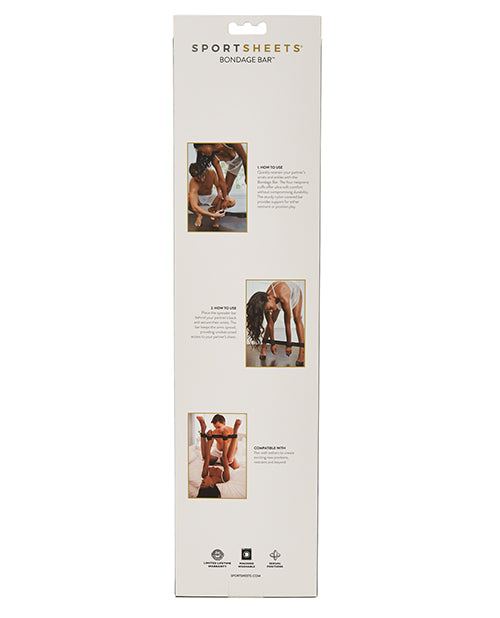 Sportsheets Bondage Bar 24in - Black