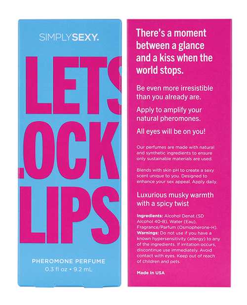 Simply Sexy Pheromone Perfume Let`s Lock Lips Spray 0.3oz