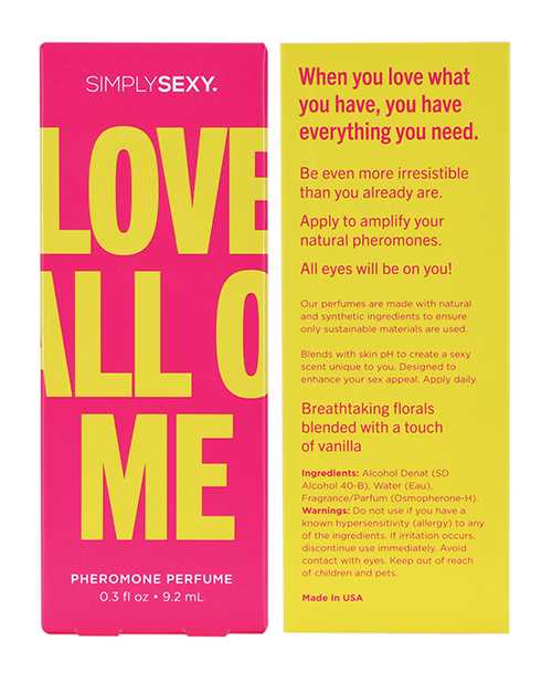 Simply Sexy Pheromone Perfume Love All Of Me Spray 0.3oz